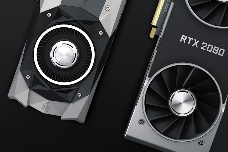 Graphics card held in hand